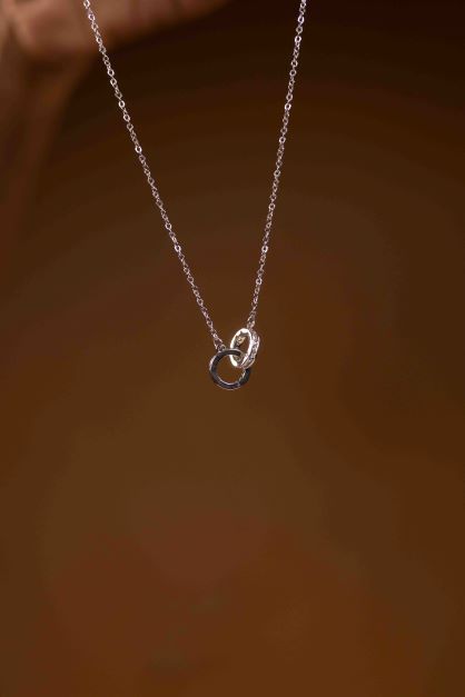 Sterling Silver Entangled Necklace