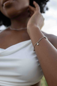 Dangling Heart Charm Bracelet