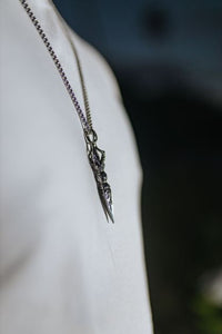 Men's Stainless Steel Buddhist Protection Amulet Dagger