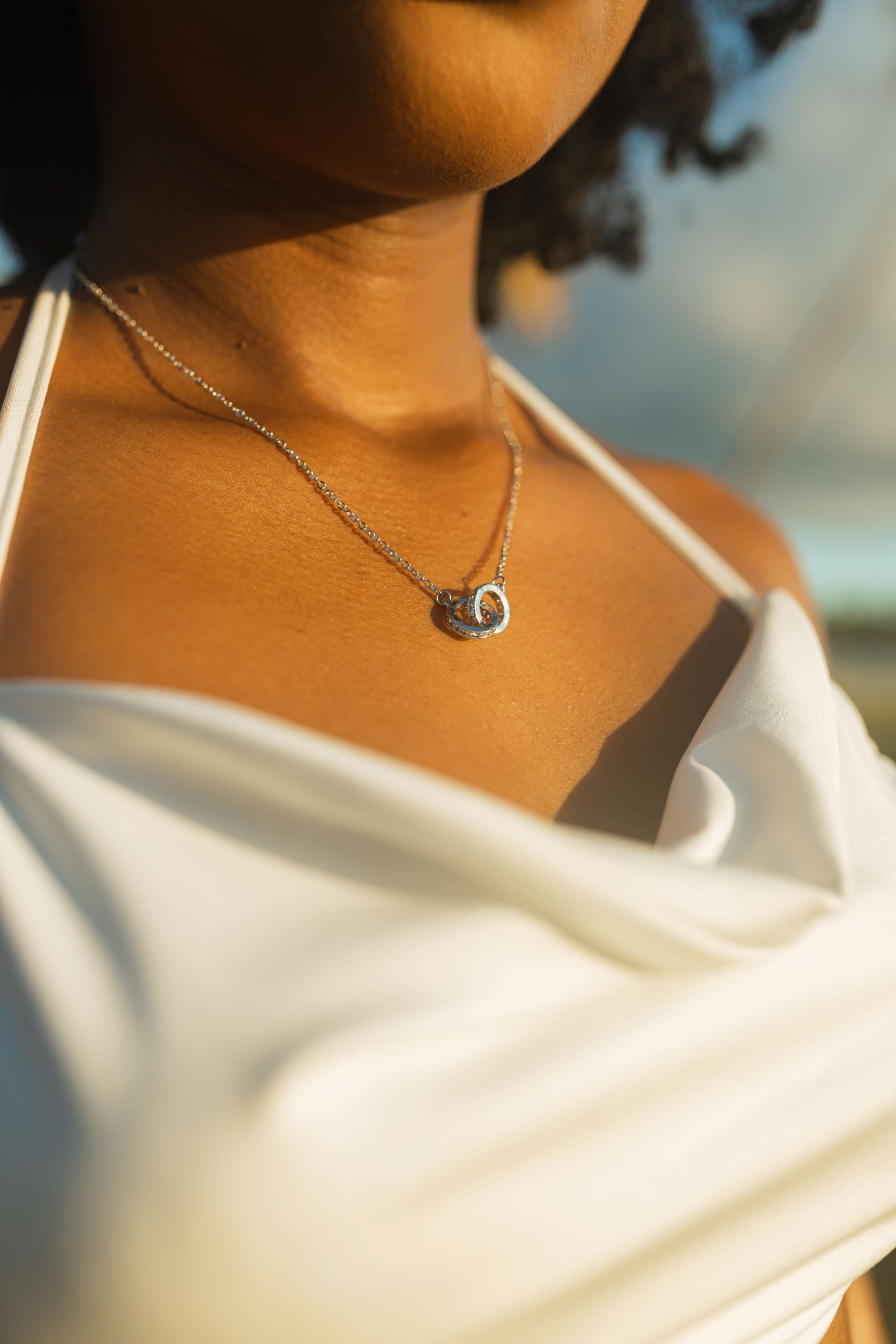 Sterling Silver Entangled Necklace