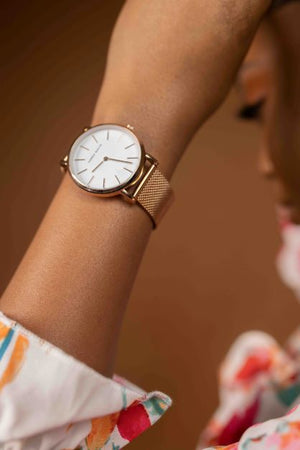 Women's Stainless Steel Mesh Bracelet Watch