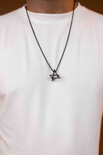 Men's Interlink Stainless Steel Chain Necklace